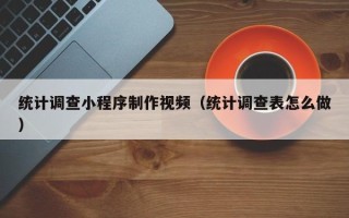 安徽统计调查小程序制作视频（统计调查表怎么做）
