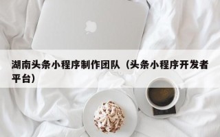 安徽湖南头条小程序制作团队（头条小程序开发者平台）